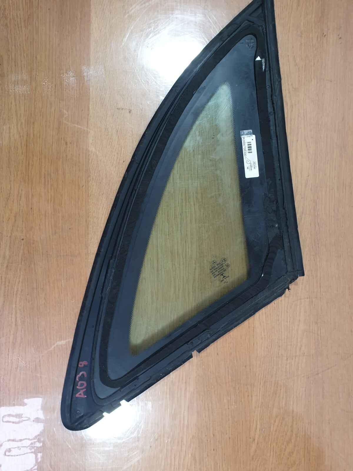 2014 MERCEDES B CLASS W246 1.5D Rear Left Quarter Window Glass A2466708300 A038 - Image 4