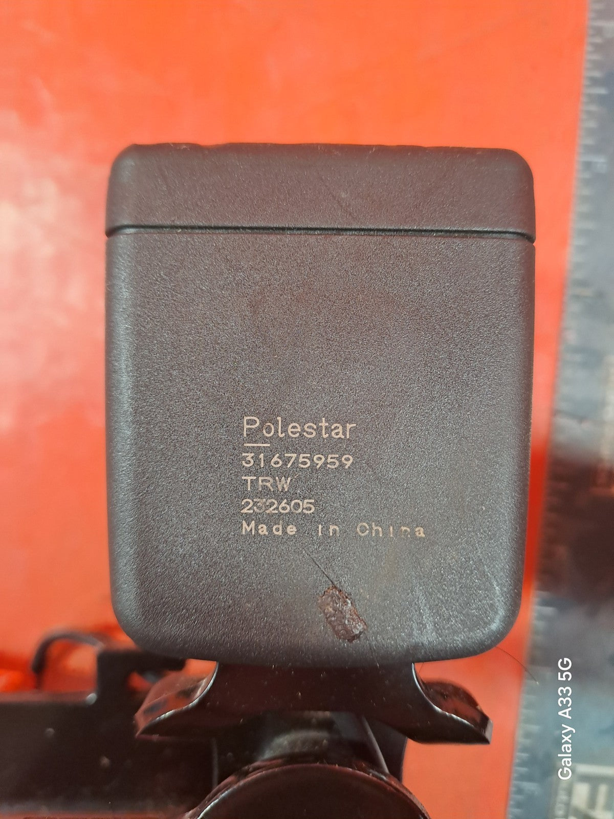 ✅2023 POLESTAR 2 LONG RANGE REAR SEAT BELT BUCKLE SET 31675959 + WARRANTY A312 - Image 5