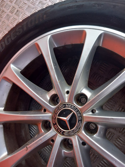 Mercedes A Class W177 Sport 2018 Alloy Wheel w/ Tyre 205/55 R17 Warranty A297 - Image 4
