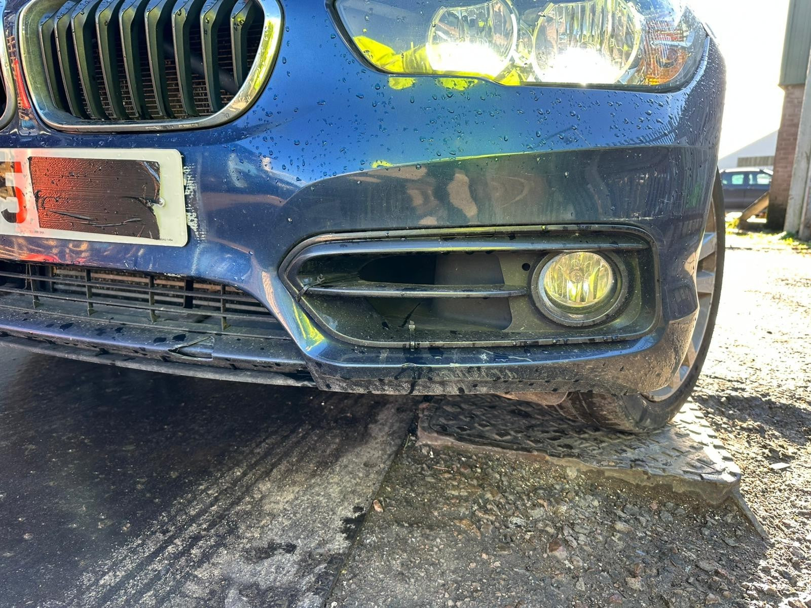 ✅2015 BMW 1 SERIES SPORT F20 2.0D FRONT BUMPER BLUE (A76) + WARRANTY A316 - Image 3