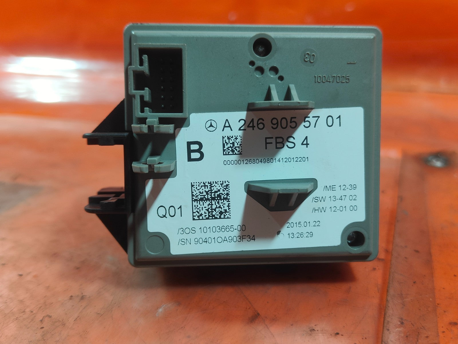 ✅2015 MERCEDES B CLASS W246 IGNITION SWITCH LOCK BARREL & KEY A2469055701 A053 - Image 10
