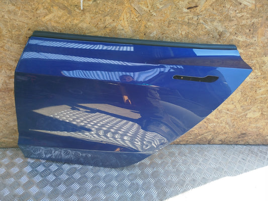 ✅TESLA MODEL 3 LONG RANGE 2020 rear LEFT DOOR BLUE Dent A266 - Image 1
