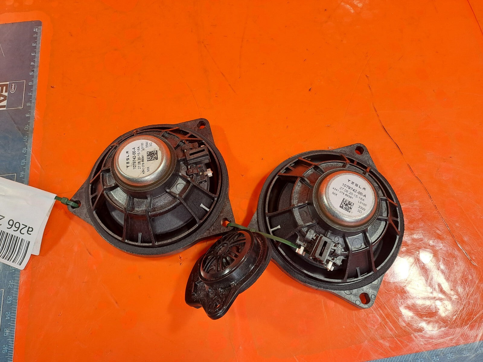 ✅2020 TESLA MODEL 3 DASHBOARD SPEAKERS 1079742-00-B + WARRANTY A266 - Image 4