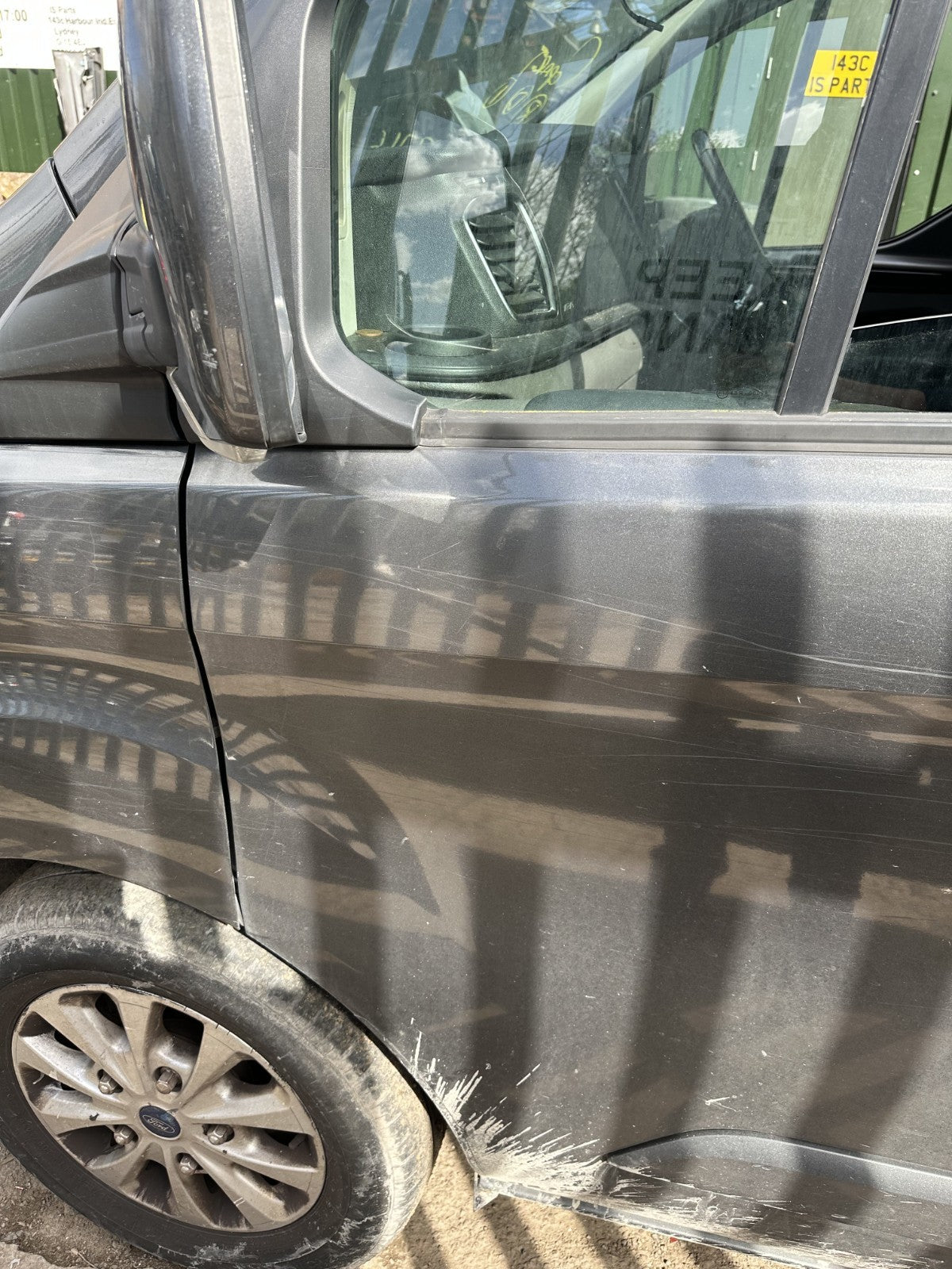 ✅2019 Ford Transit Custom Front Left Door Bare W/o Mirror Grey + Warranty A376 - Image 2