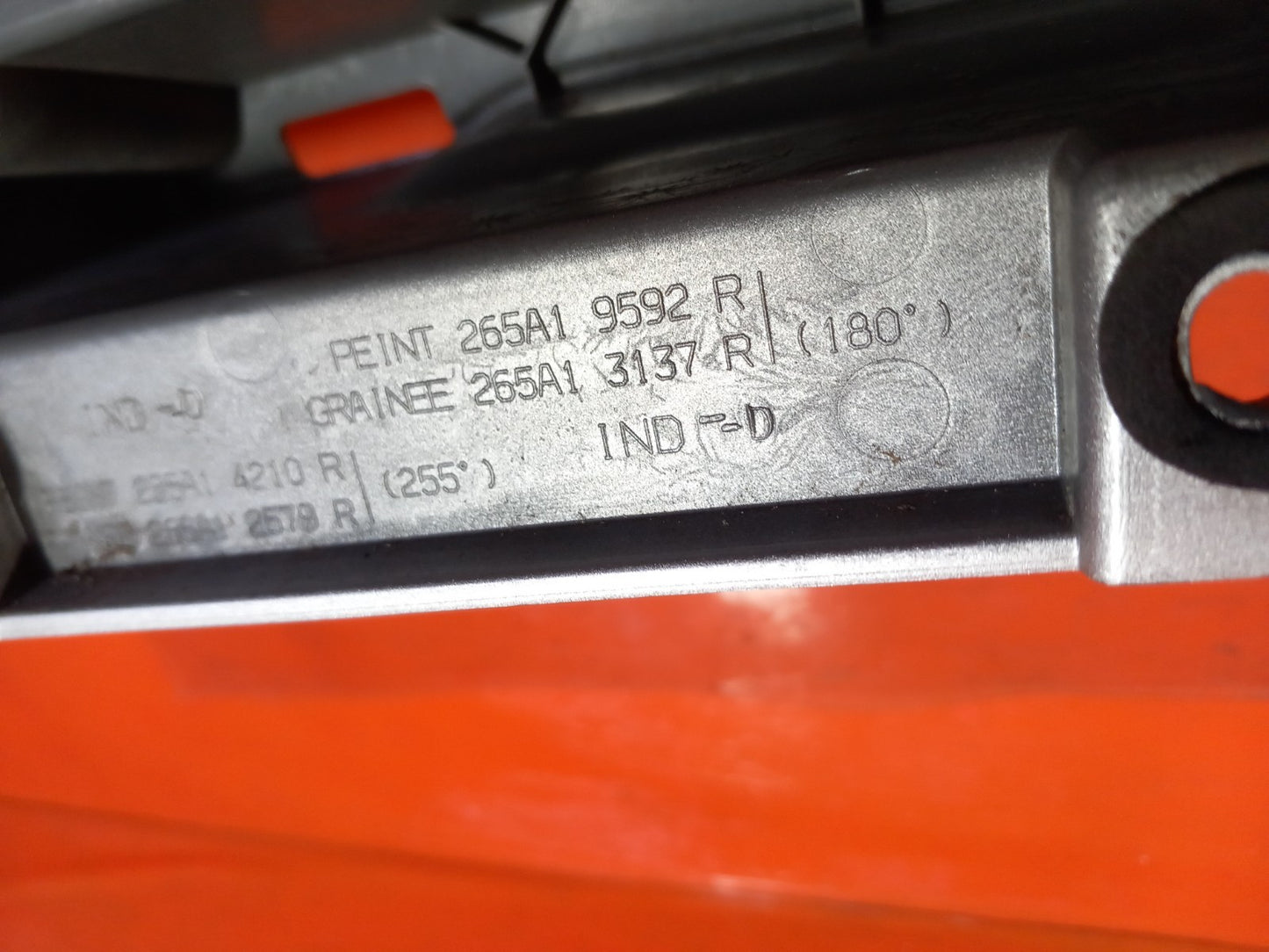 Renault Trafic III Sl27 2016 Tail Light Trim Rear Right Silver 265A19592R A256 - Image 11