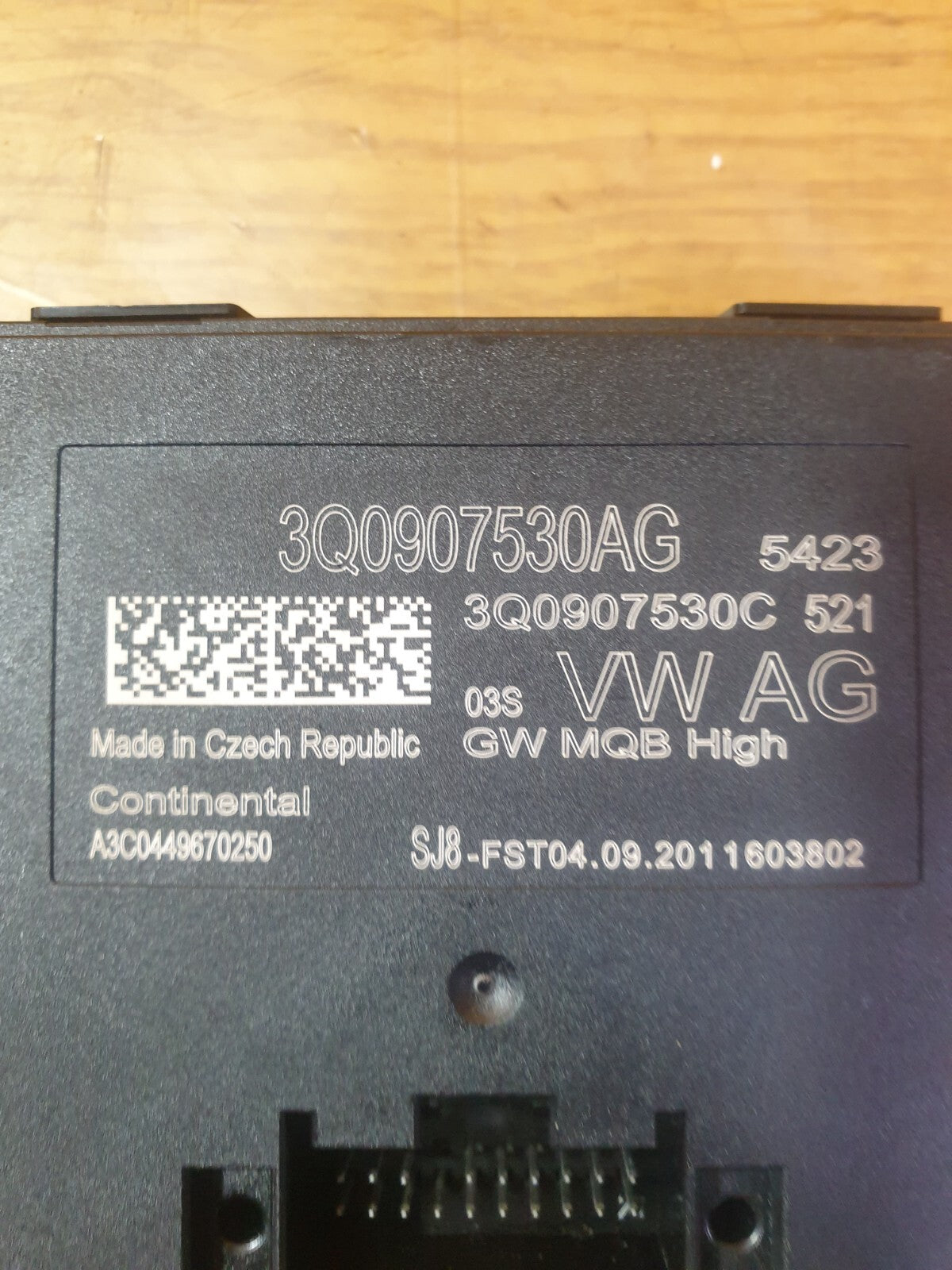 ✅2020 AUDI Q3 S LINE 1.5P GATEWAY CONTROL MODULE UNIT ECU 3Q0907530AG A198 - Image 9