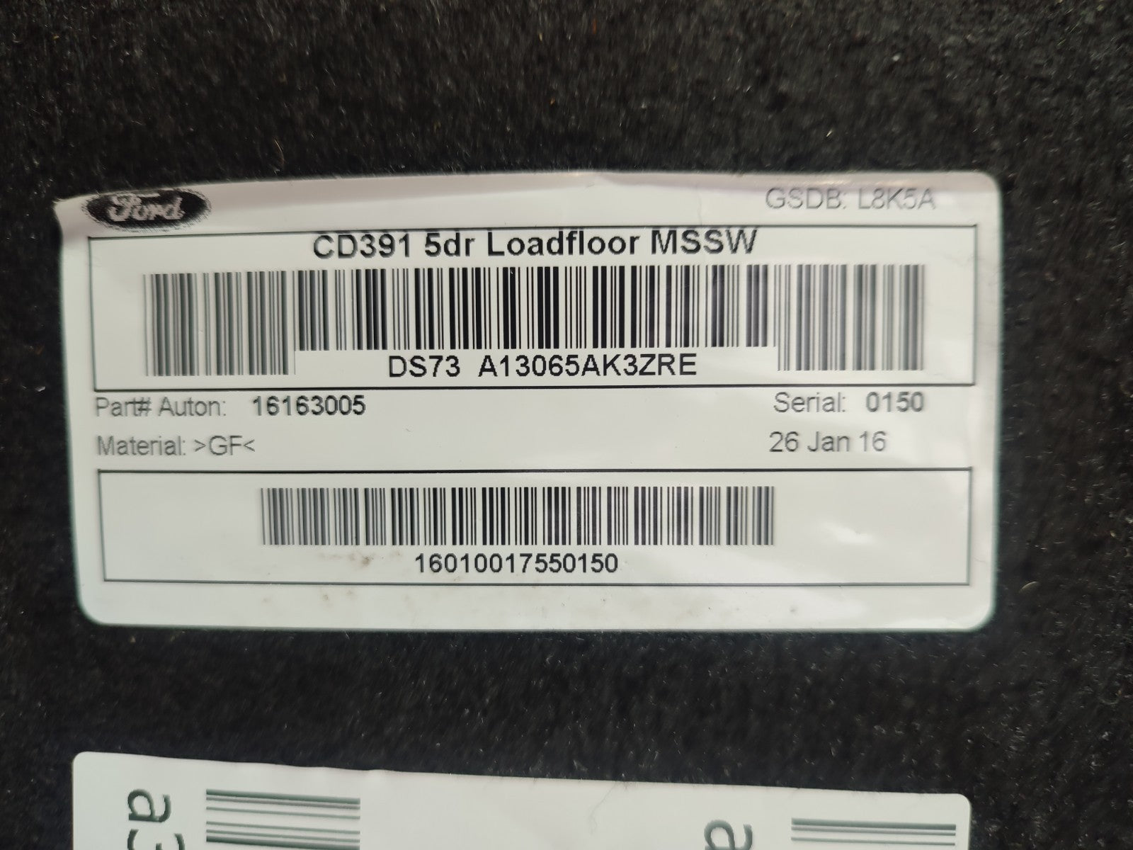 ✅2016 FORD MONDEO MK5 BOOT FLOOR CARPET DS73A13065AK + WARRANTY A292 - Image 11