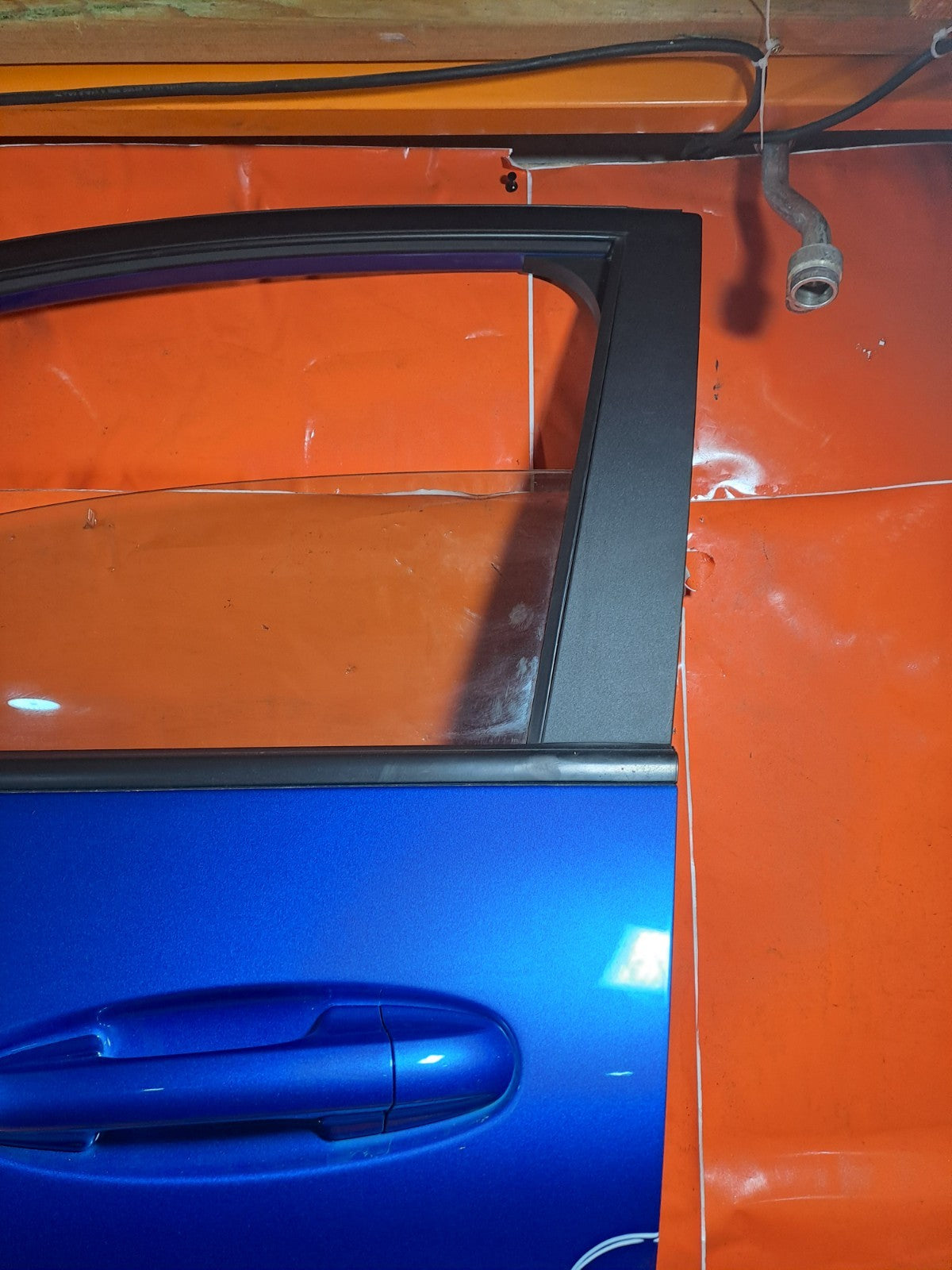 ✅2021 FORD PUMA ST-LINE X 1.0P FRONT LEFT DOOR BLUE dent  - Image 4