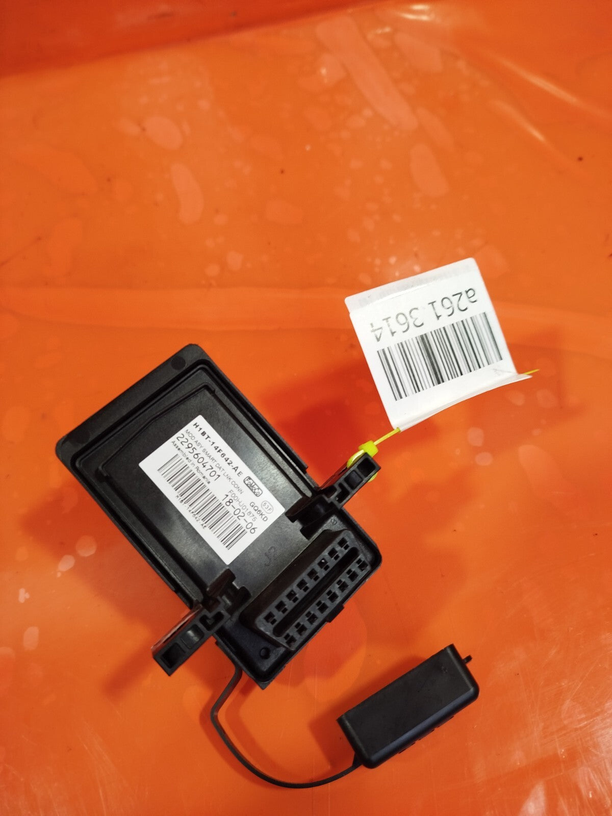 ✅FORD FIESTA MK8 VIGNALE 1.0 PETROL 2018 OBD PORT SMART LINK MODULE H1BT14F642AE - Image 1