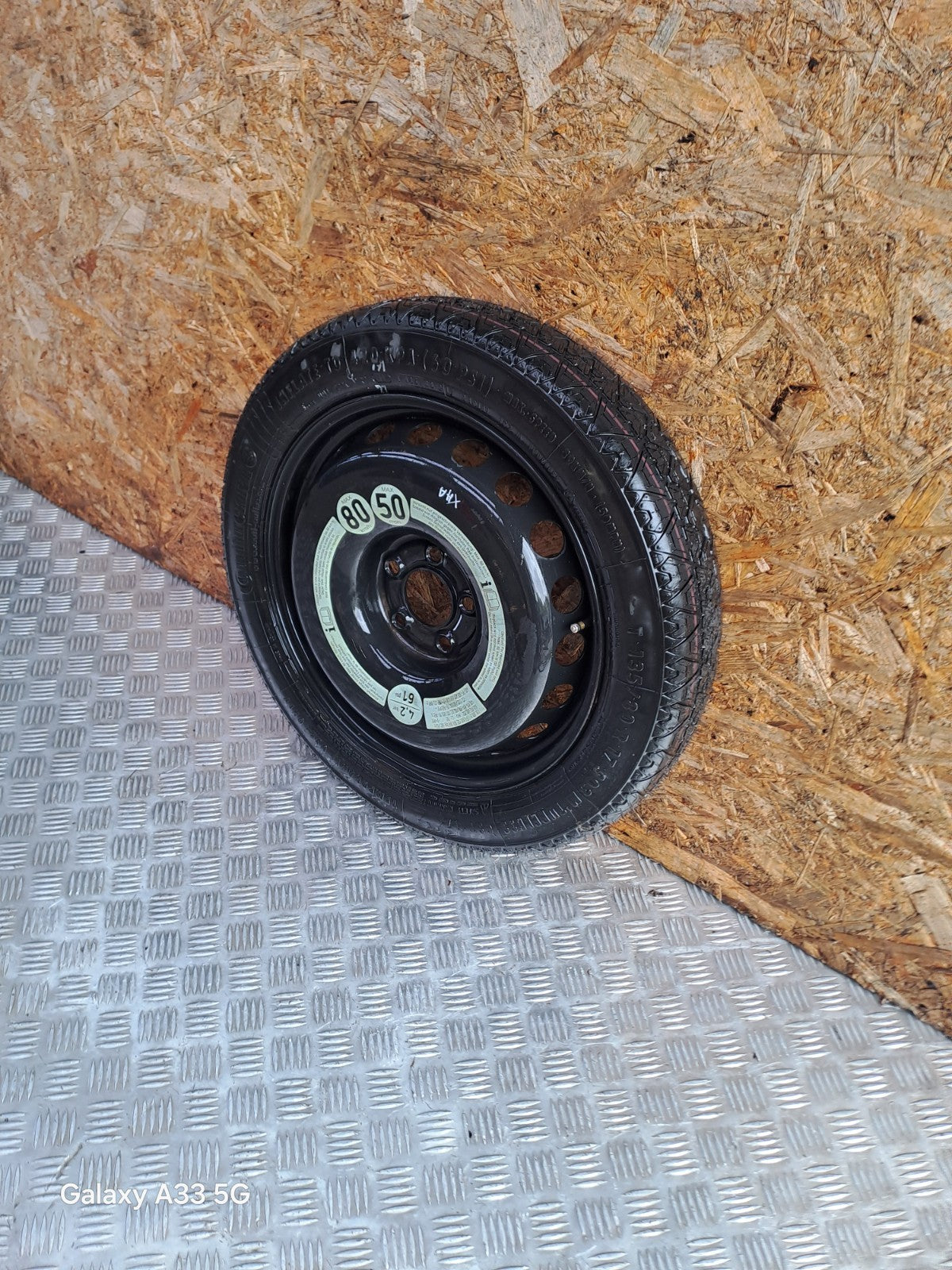 ✅MERCEDES E CLASS W207 SPACE SAVER SPARE WHEEL T135/80 R17 + WARRANTY xAA - Image 3