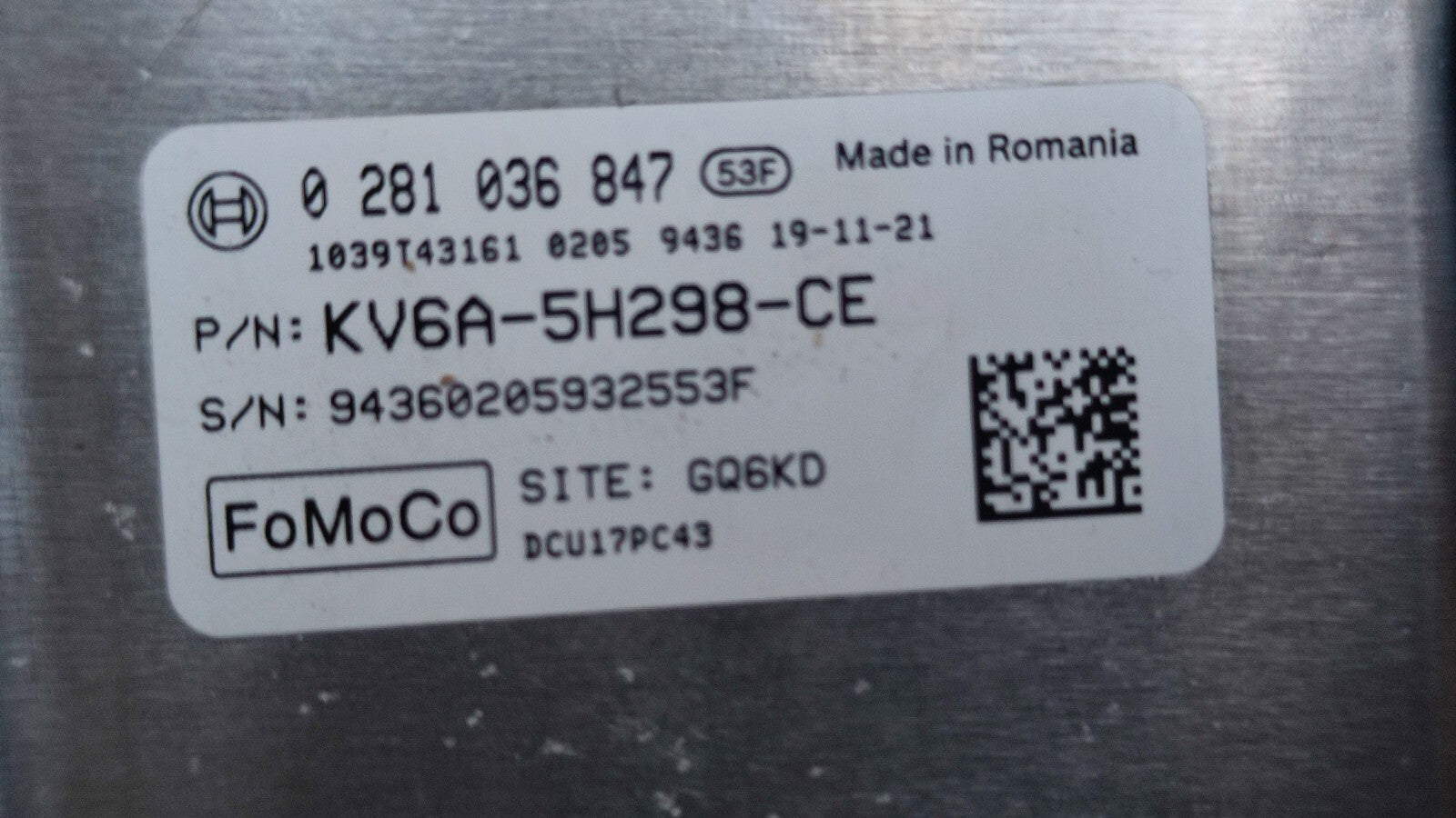 ✅2020 Ford Tourneo Custom 320 2.0D Adblue Control Module KV6A-5H298-CE +Warranty - Image 11