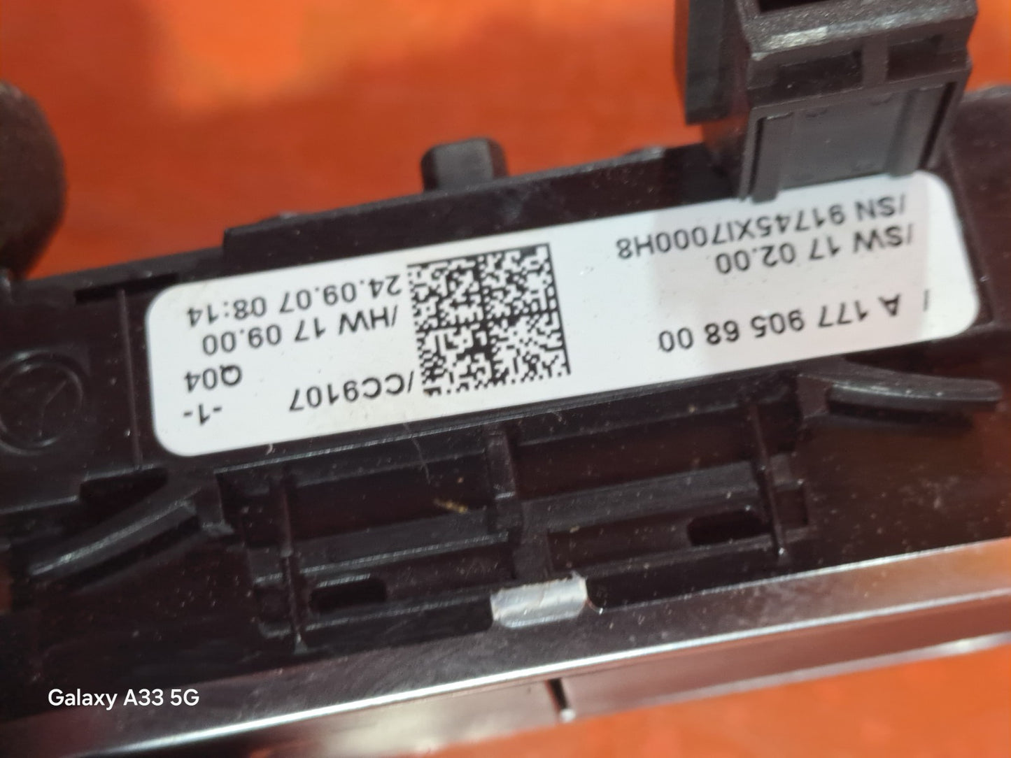 ✅2025 MERCEDES A CLASS W177 HEATED SEAT SWITCH FRONT RIGHT A177905680 + WARRANTY - Image 4