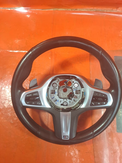 ✅BMW G20 320I M SPORT 2.0 PETROL 2021 STEERING WHEEL & PADDLE SHIFT 7857776 A357 - Image 3