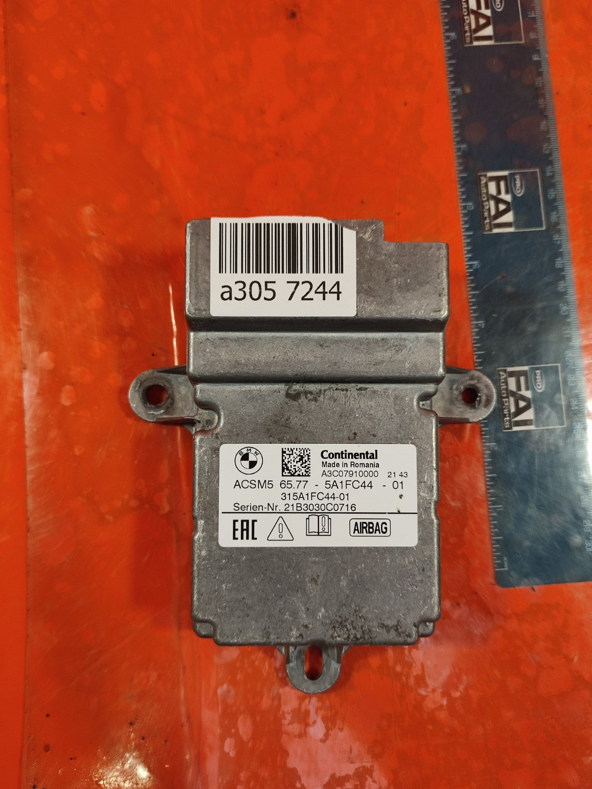 ✅2022 BMW 3 SERIES G21 SRS AIRBAG CONTROL MODULE 5A1FC44 + WARRANTY A305 - Image 6
