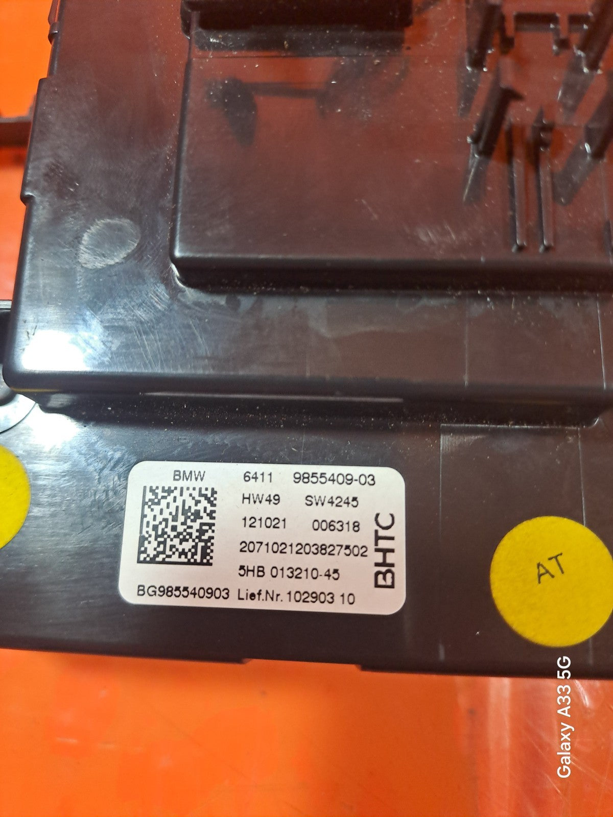✅BMW 330E G21 2.0 PETROL 2022 A/C HEATER CLIMATE CONTROL SWITCH PANEL 9855409 - Image 10