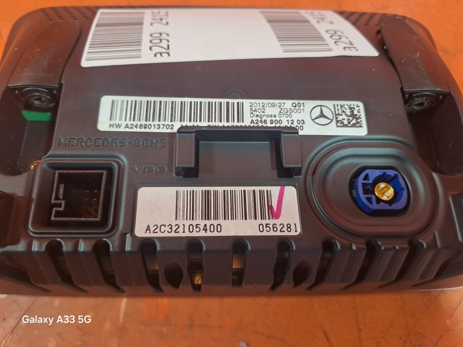 ✅2012 MERCEDES B CLASS W246 MULTIFUNCTION DISPLAY SCREEN A2469001203 + WARRANTY - Image 10