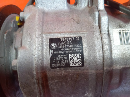 BMW F44 218I M Sport 1.5 Petrol 2020 A/C Air Con Compressor Pump 7948797 A386 - Image 11