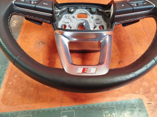 ✅AUDI A3 8Y S LINE STEERING WHEEL 8Y0419091H + WARRANTY xAA - Image 2