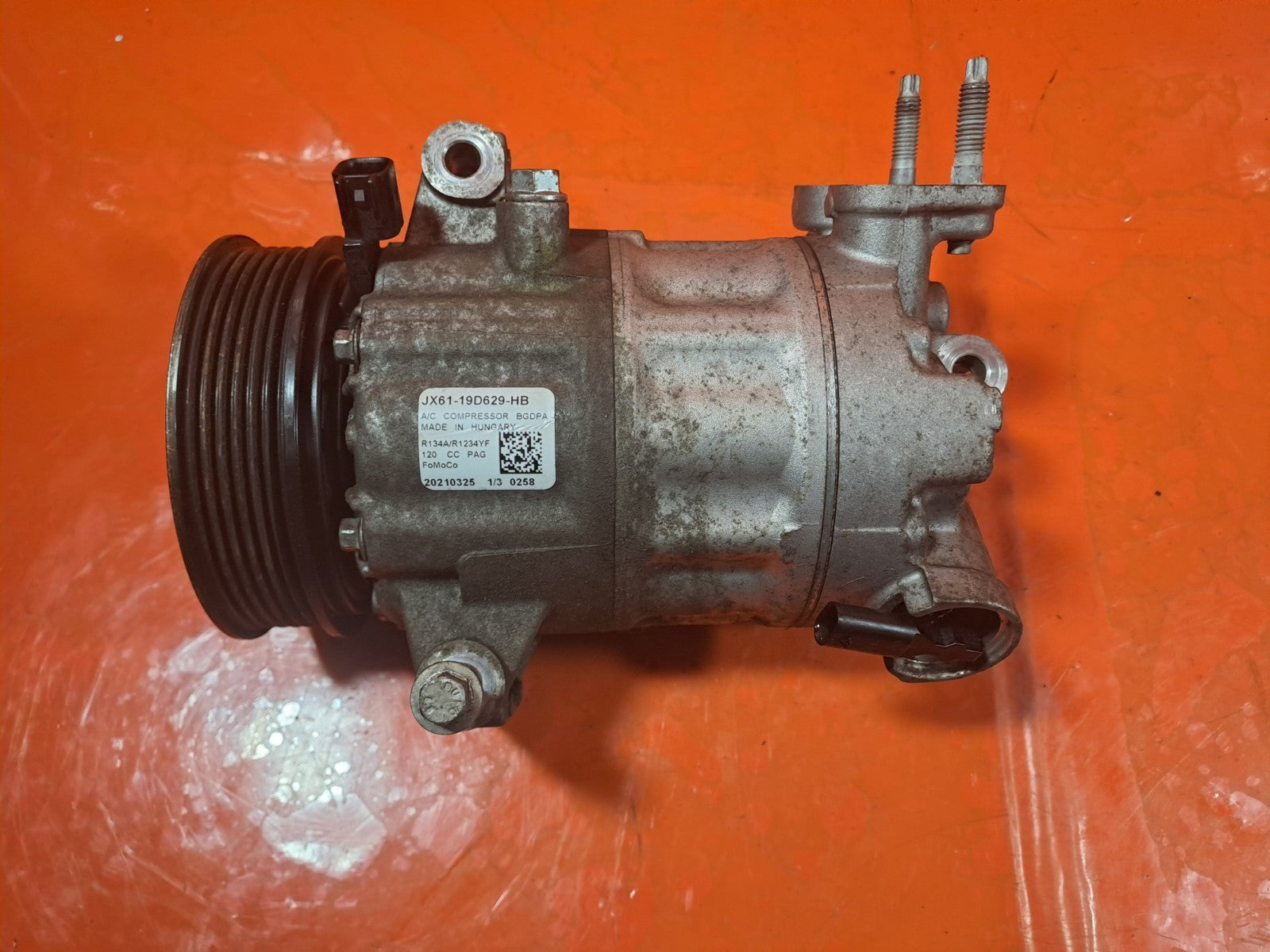 ✅FORD PUMA St-LINE X 1.0 PETROL 2021 A/C AIR CON COMPRESSOR PUMP JX6119D629HB - Image 1