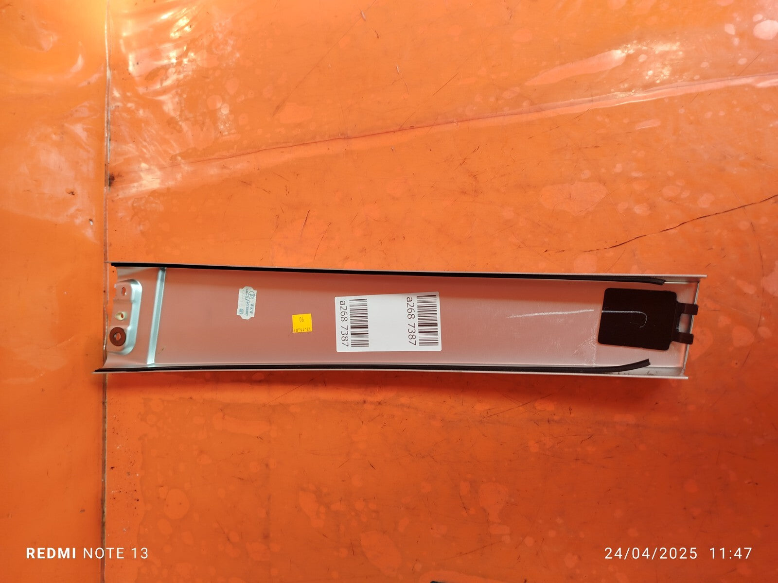 ✅2010 PORSCHE CAYENNE 9PA LEFT EXTERIOR B PILLAR TRIM + WARRANTY A268 - Image 4