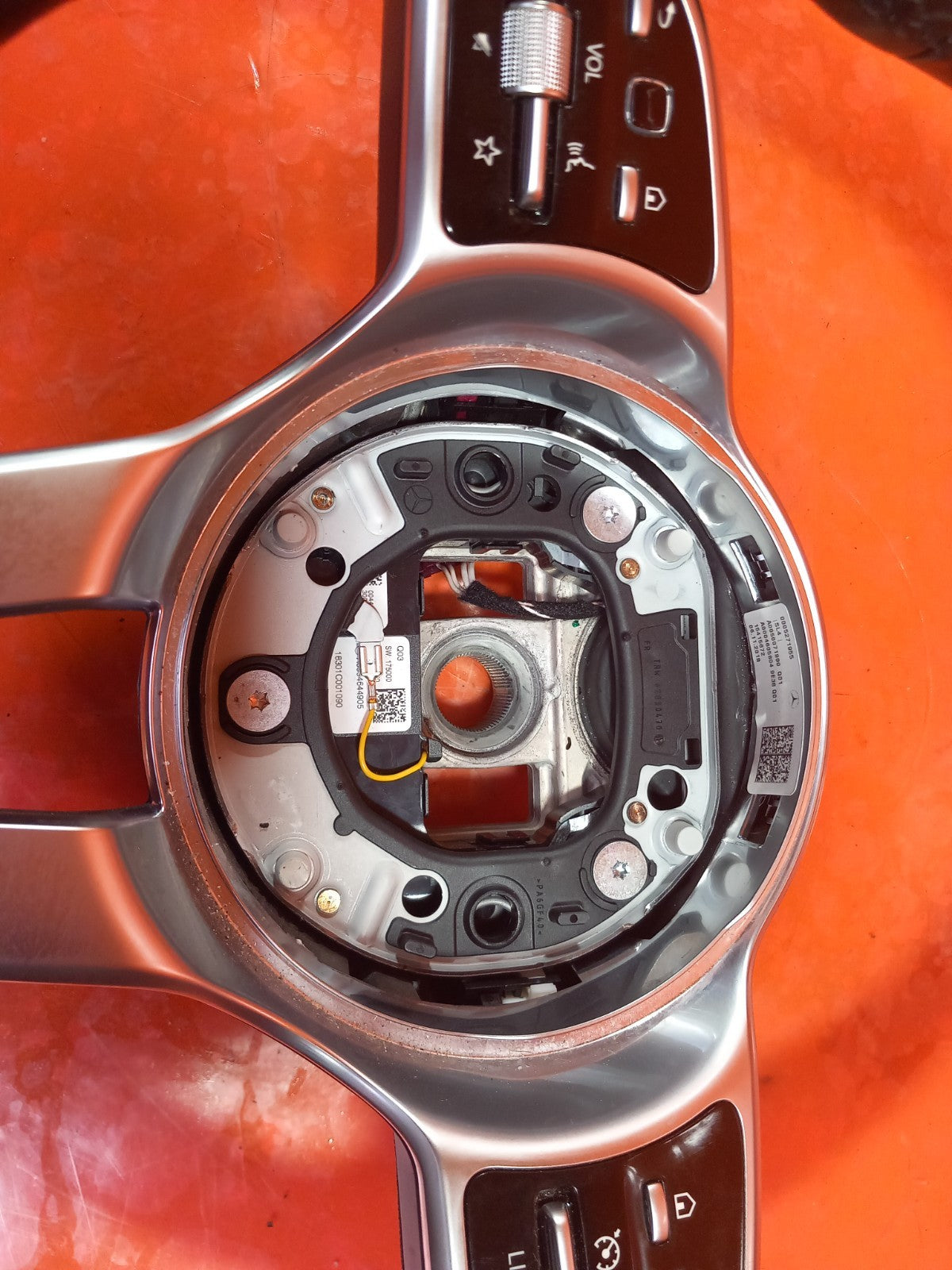 2019 Mercedes A Class W177 Steering Wheel & Paddle Shift A0004605804 A382 - Image 3