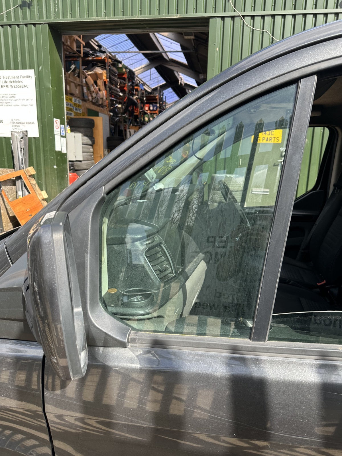 ✅2019 Ford Transit Custom Front Left Door Bare W/o Mirror Grey + Warranty A376 - Image 7