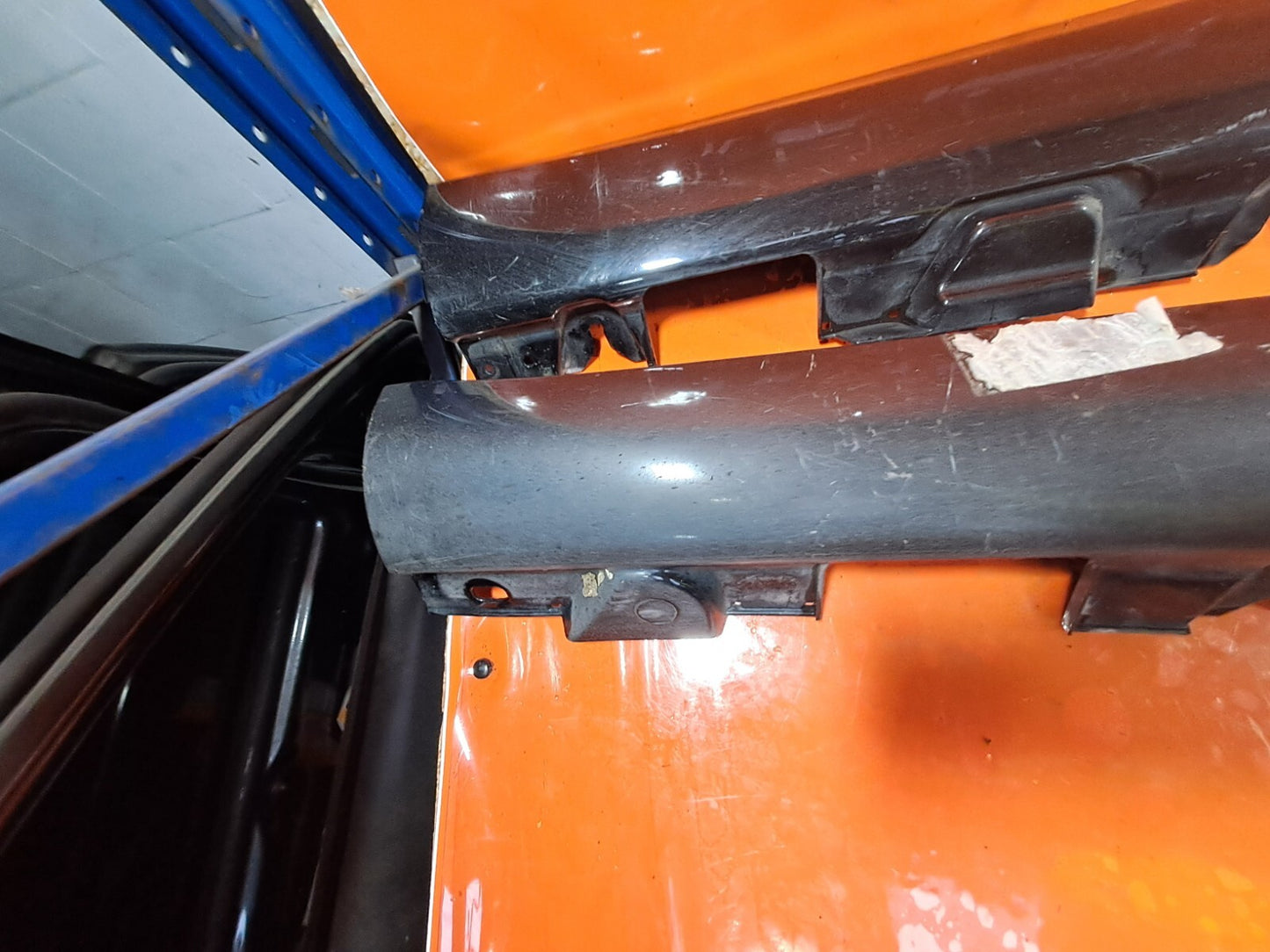 ✅Mercedes C Class W205 2014 Side Sill Skirt Pair Black A2056900140 A2056900240 - Image 7