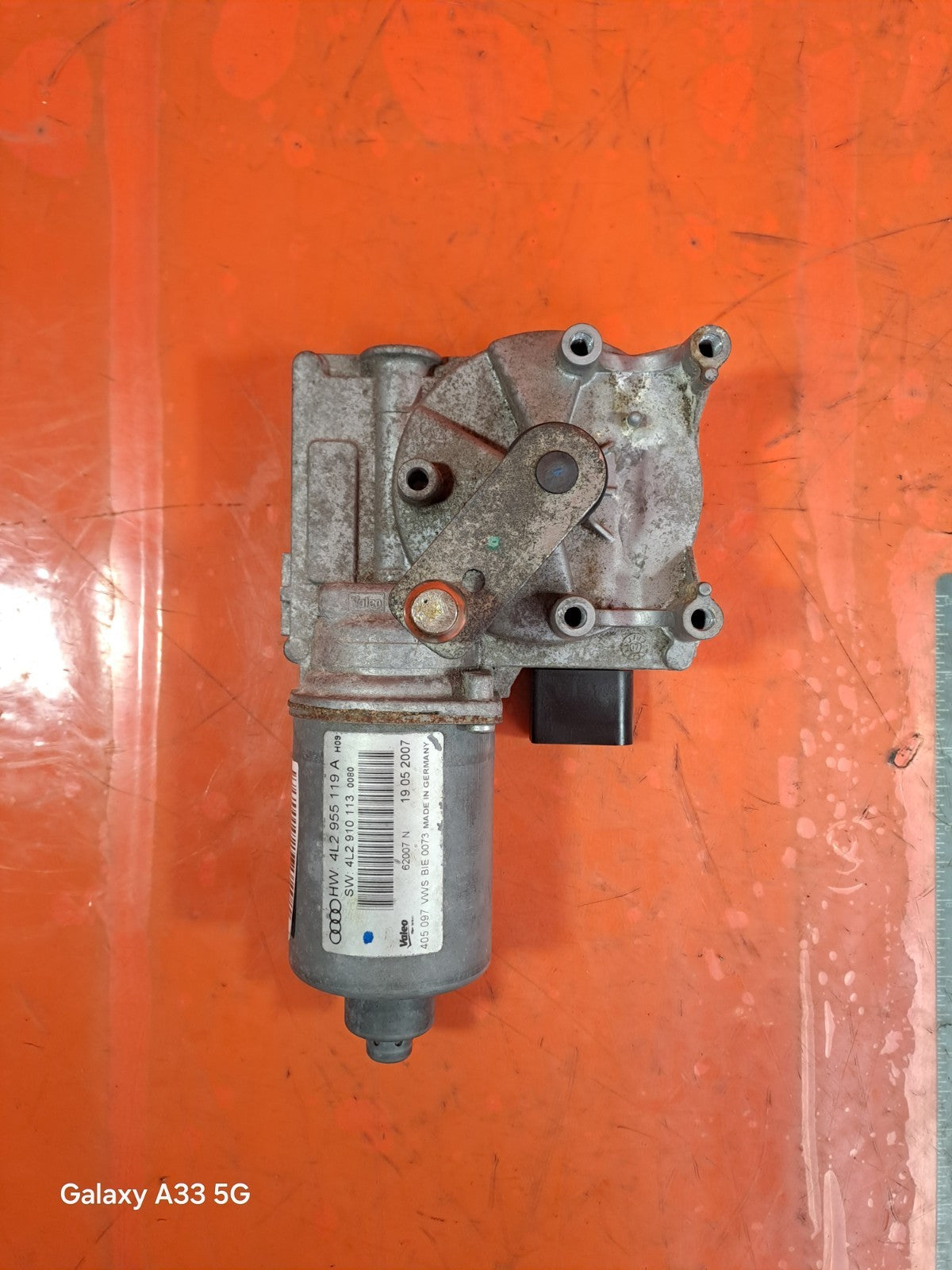 ✅2007 AUDI Q7 4L 3.0D FRONT WINDSCREEN WIPER MOTOR 4L2955119A + WARRANTY A295 - Image 3