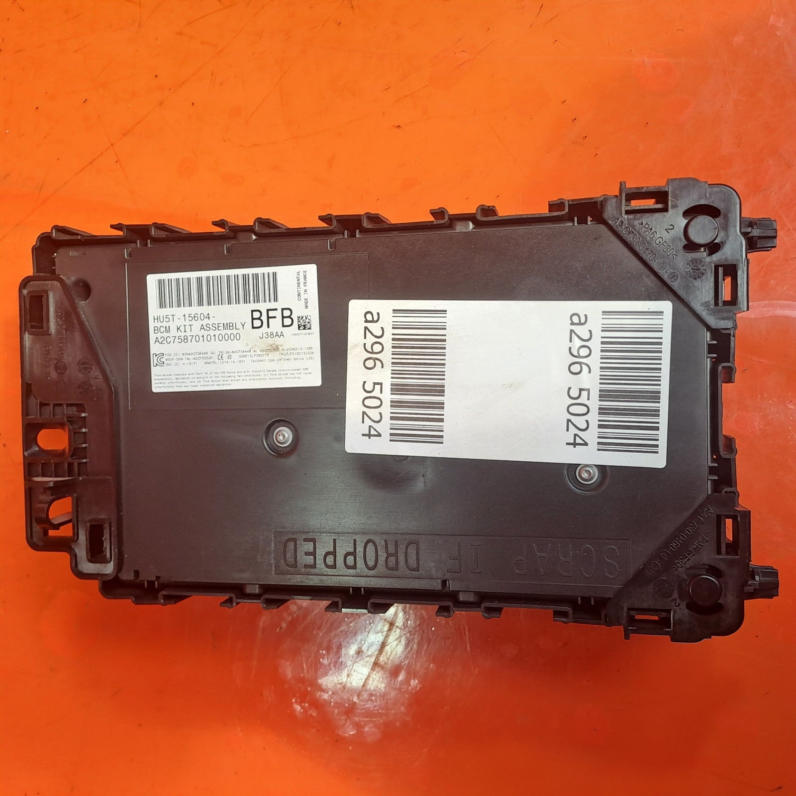 ✅Ford Galaxy Zetec 2017 2.0 Diesel BCM BODY CONTROL MODULE HU5T-15604-BFB A296 - Image 3