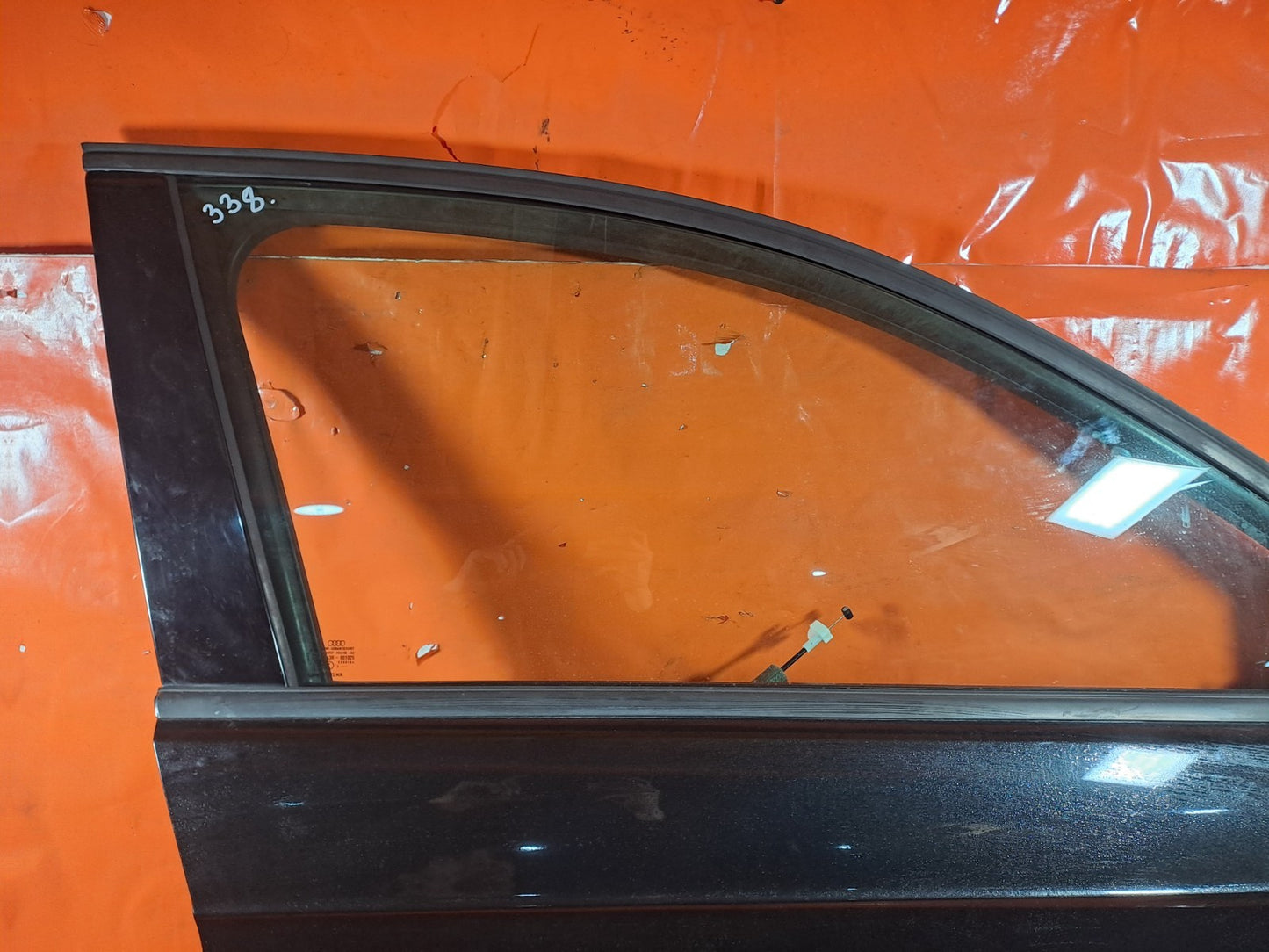 ✅2013 AUDI A3 8V 1.6D FRONT RIGHT DOOR BLACK Z9Y + WARRANTY A338 - Image 7