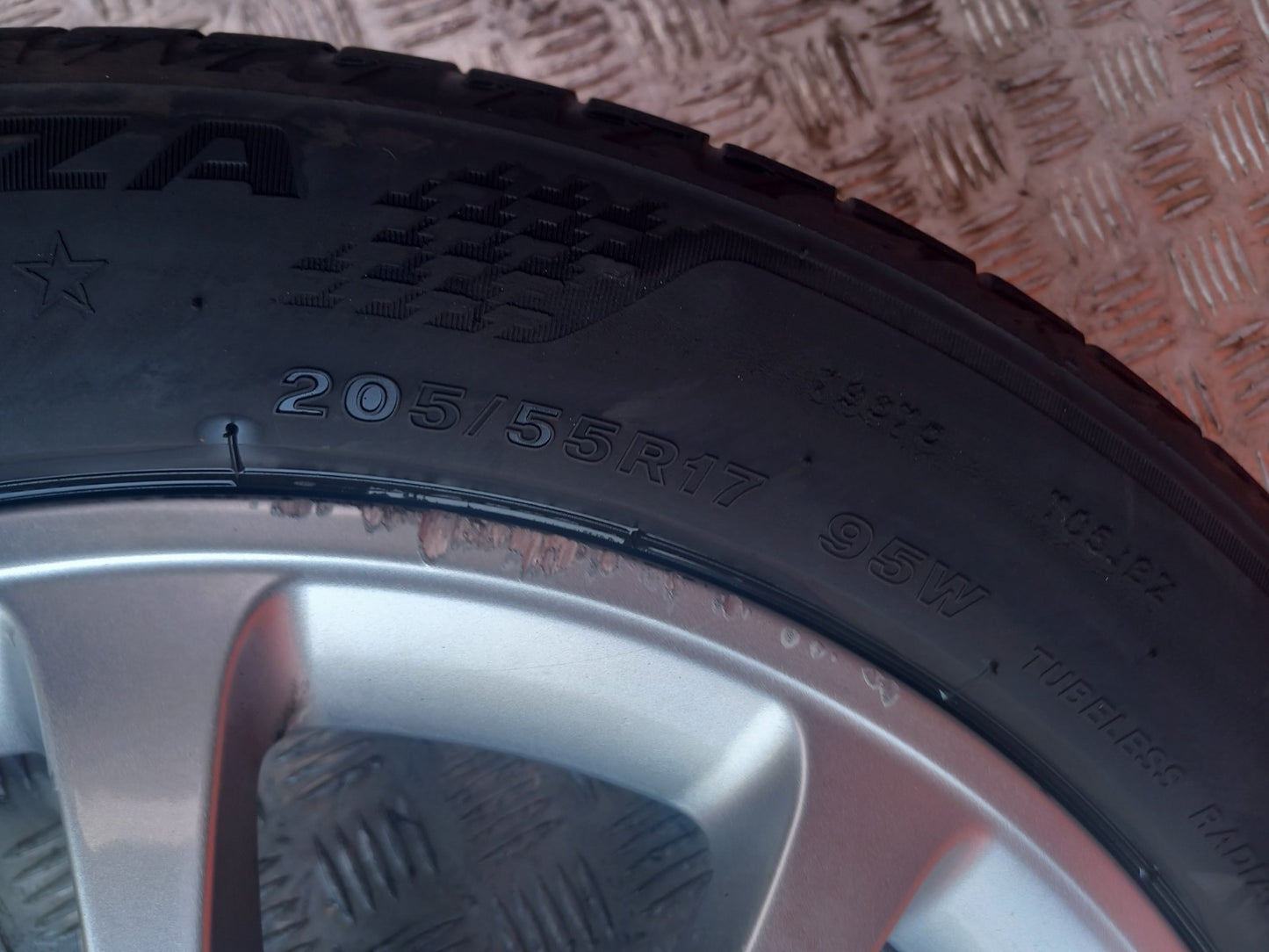 2019 Mercedes A Class W177 Alloy Wheel w/ Tyre 205/55 R17 A1774010300 A382 - Image 7