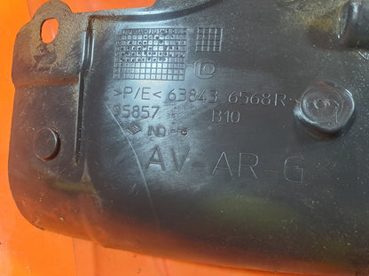 ✅2015 RENAULT ZOE DYNAMIQUE FRONT LEFT ARCH LINER MUD GUARD REAR PART 638436568R - Image 10