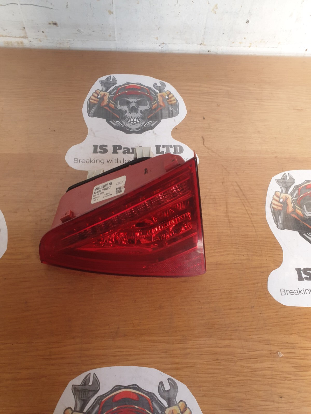 AUDI A5 S LINE 2.0D 2012 REAR RIGHT INNER TAIL LIGHT 8T0945094C Warranty A218 - Image 4