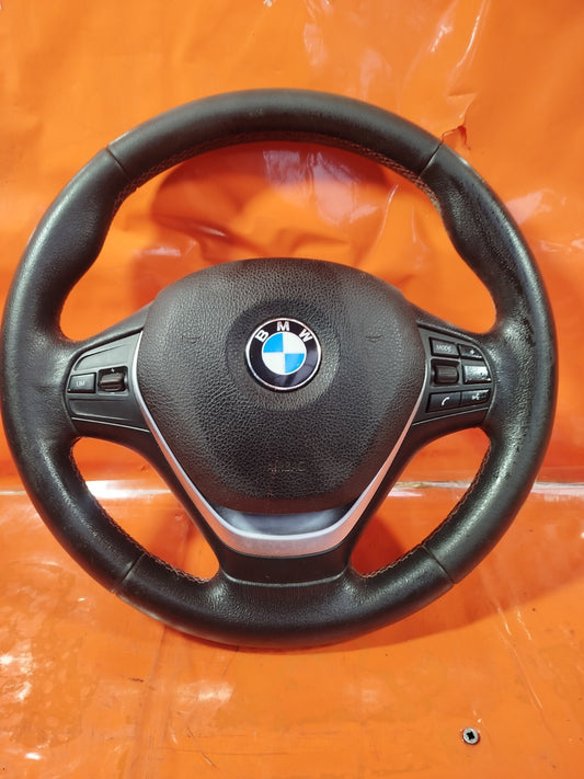 ✅BMW F22 218I SPORT 1.5 PETROL 2016 MULTIFUNCTION LEATHER STEERING WHEEL A339 - Image 2
