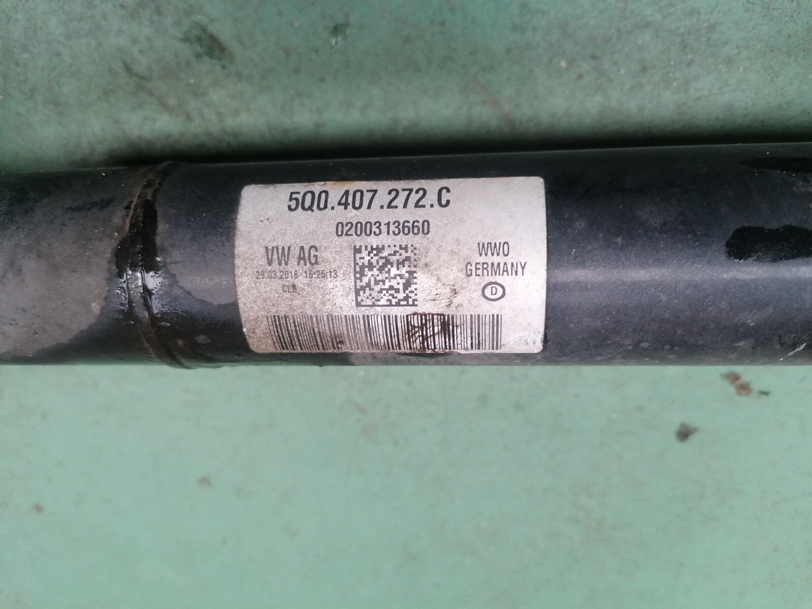 SKODA Seat VW Golf  1.4  1.2P 2016 DRIVESHAFT RIGHT SIDE 5Q0407272C - Image 9