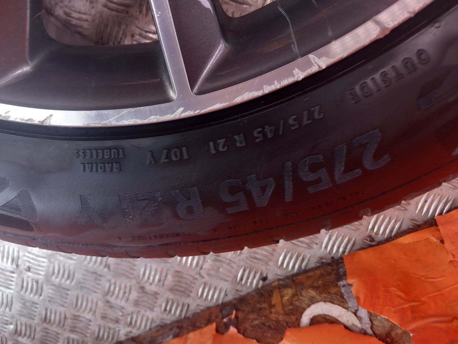 2025 Mercedes GLE W167 AMG Alloy Wheel w/ Tyre 275/45 R21 A1674013400 A397 - Image 11