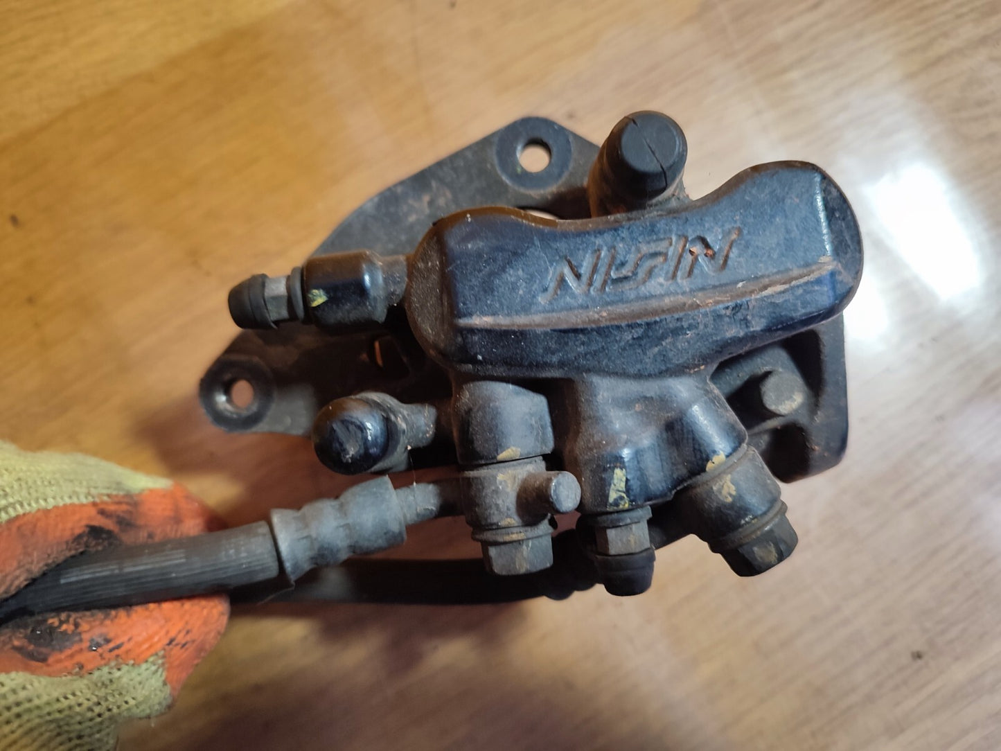 ✅Honda CBF 125 M Petrol 2021 Front Brake Assembly Leaver Caliper Cylinder A121 - Image 4