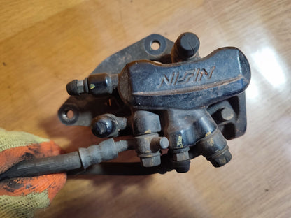 ✅Honda CBF 125 M Petrol 2021 Front Brake Assembly Leaver Caliper Cylinder A121 - Image 4