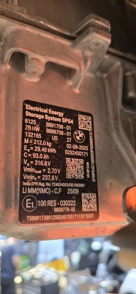 BMW X5 G05 3.0 Petrol 2025 High Voltage Hybrid Battery Pack 8891709 8886709 A398 - Image 8