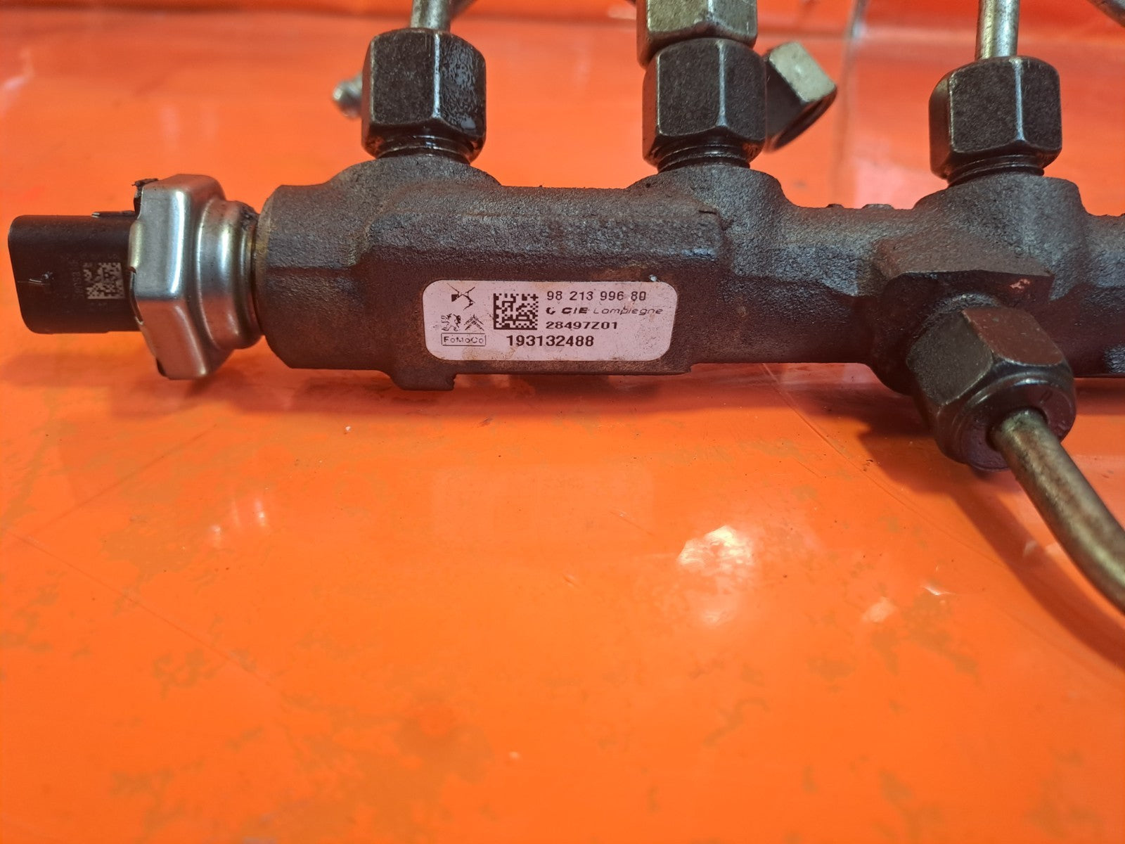 ✅2020 Citroen Berlingo 1.5 Diesel Fuel Rail 9821399680 + Warranty A381 - Image 3