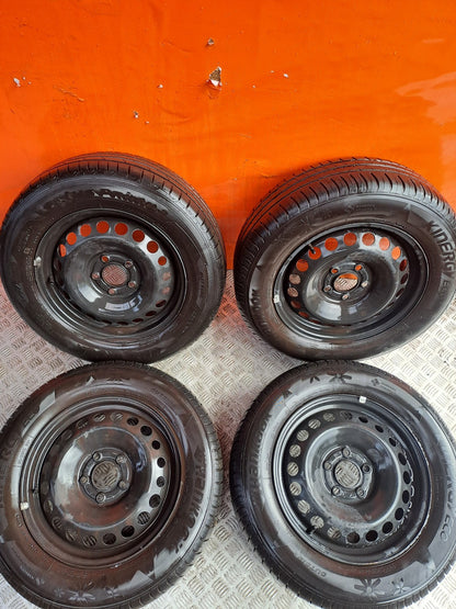 ✅2024 FORD TRANSIT COURIER 1.5D STEEL WHEEL & TYRE SET 195/65 R15 R2X6-1015 A356 - Image 3