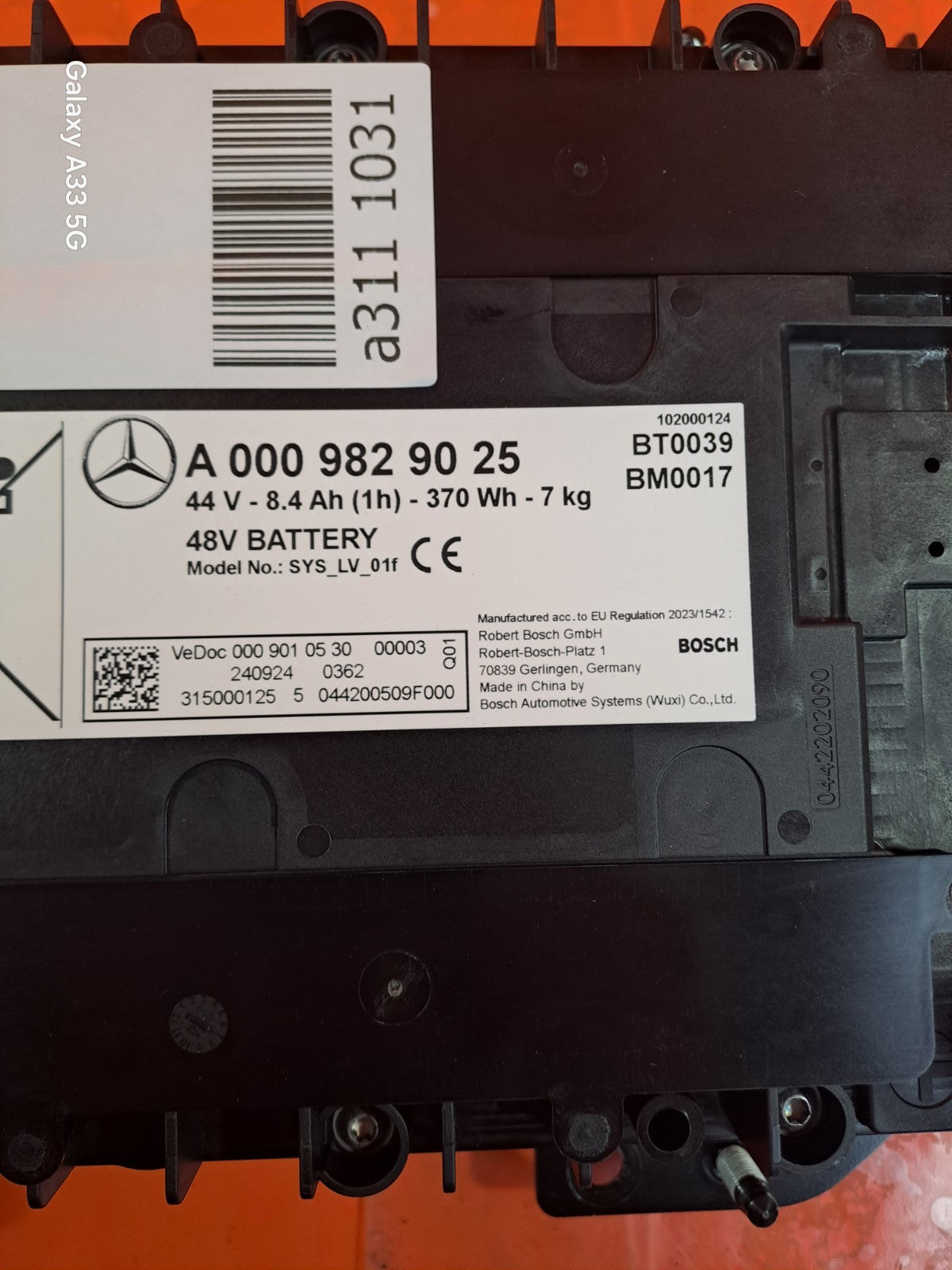 ✅MERCEDES A180 SPORT 1.3 PETROL 2025 HIGH VOLTAGE BATTERY A0009829025 Warranty - Image 4