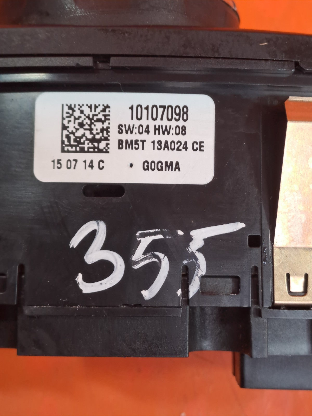 ✅FORD TRANSIT CONNECT 1.6 DIESEL 2015 HEADLIGHT CONTROL SWITCH BM5T13A024CE A355 - Image 12