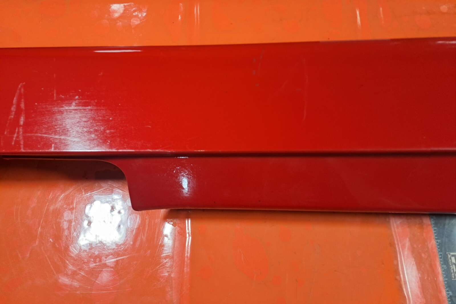 ✅BMW 4 SERIES F32 F33 RIGHT SIDE SILL SKIRT RED 7285786 + WARRANTY xAA - Image 4