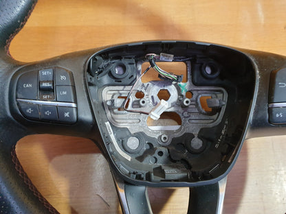 ✅2018 FORD FOCUS MK4 LEATHER STEERING WHEEL JX7J3600GB + WARRANTY A175 - Image 5