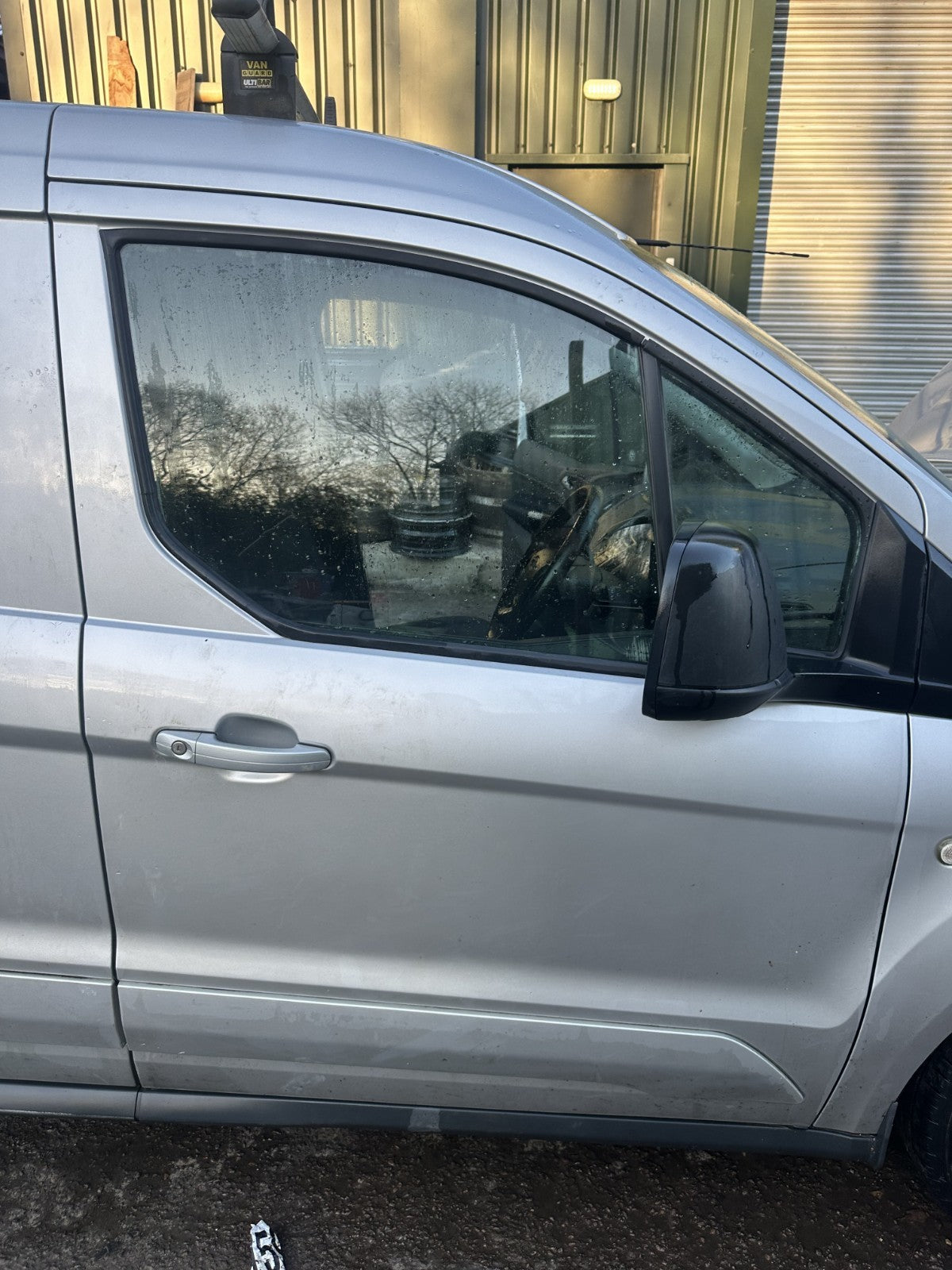✅2017 FORD TRANSIT CONNECT 1.5D FRONT RIGHT BARE DOOR W/O MIRROR SILVER A369 - Image 1