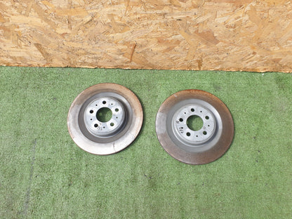 ✅2022 TESLA MODEL Y REAR LEFT & RIGHT BRAKE DISK PAIR + WARRANTY A172 - Image 1