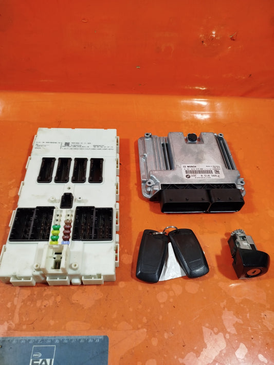 ✅BMW F20 2.0 D 2011 ENGINE ECU&ECU CONTROL UNIT FUSE BOX& DOOR LOCK WITH KEYS - Image 2