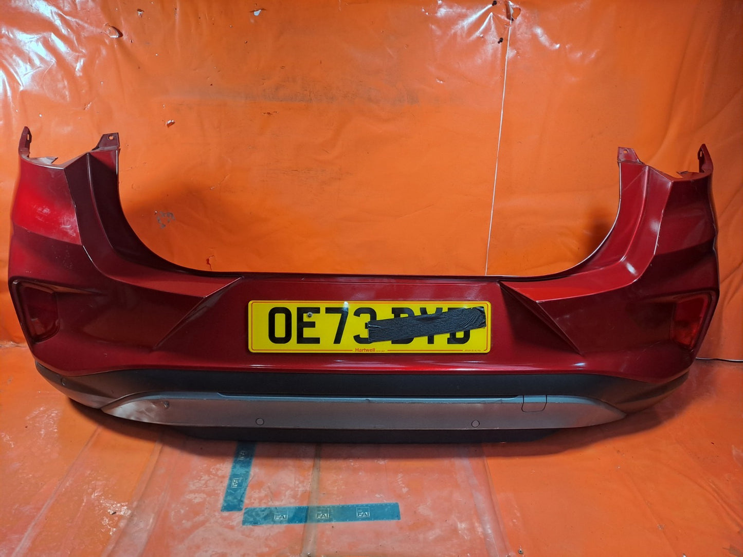 ✅2023 FORD PUMA TITANIUM 1.0P REAR BUMPER RED + WARRANTY A328 - Image 2