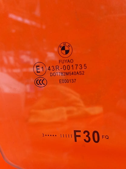 2013 BMW 3 Series F30 Xdrive M Sport Front Right Door Window Glass 782M540 A395 - Image 4